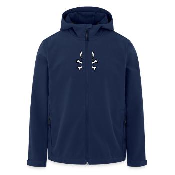Skull - Men’s Recycled Softshell Jacket by Stanley/Stella - navy - Front - AI Model Male 185 light (185cm)