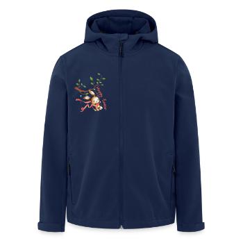 Easter Bunny - Men’s Recycled Softshell Jacket by Stanley/Stella - navy - Front - AI Model Male 185 light (185cm)