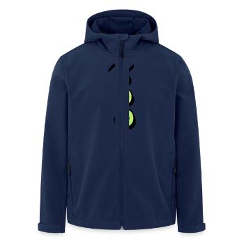 tentakel_p - Recycelte Männer Softshell-Jacke von Stanley/Stella - Navy - Vorne - AI Model Male 185 light (185cm)