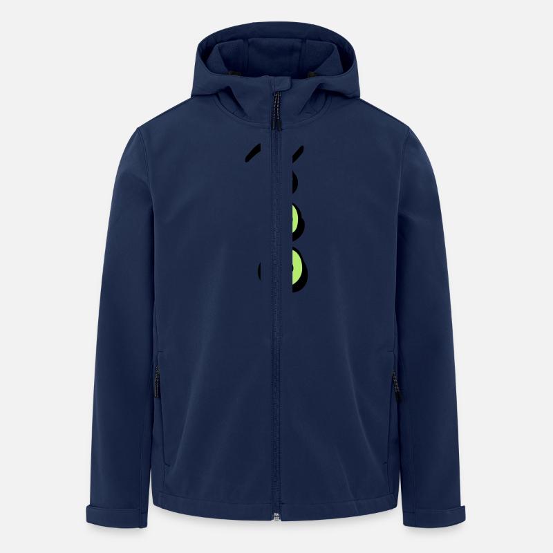 tentakel_p - Recycelte Männer Softshell-Jacke von Stanley/Stella - Navy