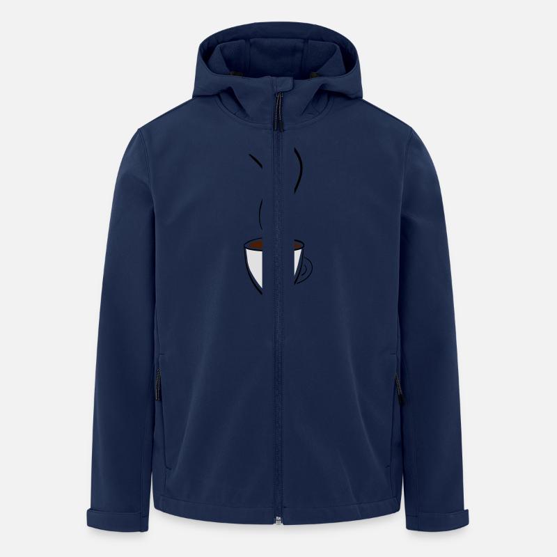 coffee cup - Men’s Recycled Softshell Jacket by Stanley/Stella - navy