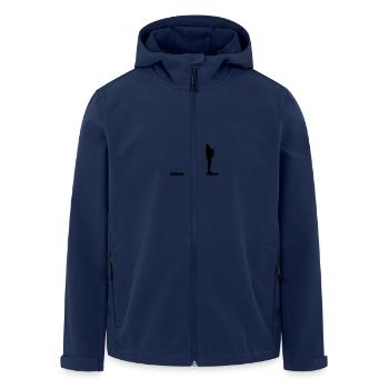 handstand strengh - Recycelte Männer Softshell-Jacke von Stanley/Stella - Navy - Vorne - AI Model Male 185 light (185cm)