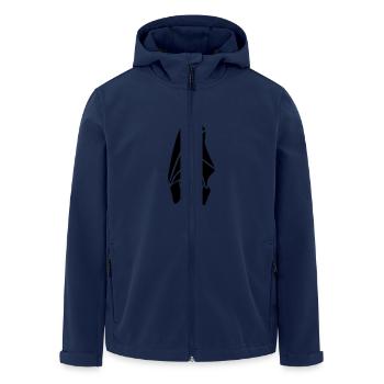fledermaus bat winterschlaf schlafen schlaf - Recycelte Männer Softshell-Jacke von Stanley/Stella - Navy - Vorne - AI Model Male 185 light (185cm)