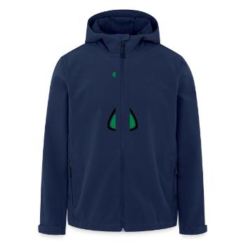 Test tube - Men’s Recycled Softshell Jacket by Stanley/Stella - navy - Front - AI Model Male 185 light (185cm)