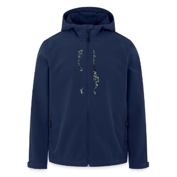 Tennis Splash Serve - Veste softshell homme en polyester recyclé Stanley/Stella - marine - Devant - AI Model Male 185 light (185cm)