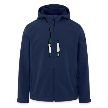 Süße Flasche 3 - Recycelte Männer Softshell-Jacke von Stanley/Stella - Navy - Vorne - AI Model Male 185 light (185cm)