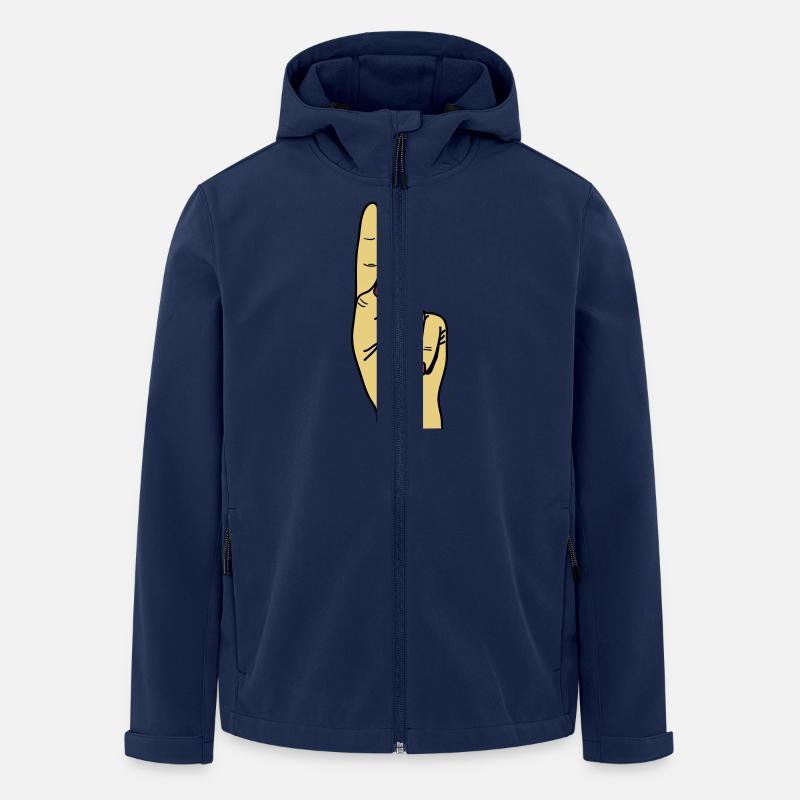 zeigefinger - Veste softshell homme en polyester recyclé Stanley/Stella - marine