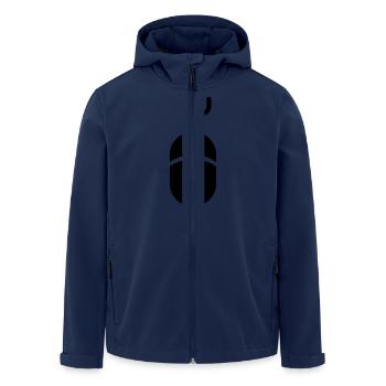 Maus - Recycelte Männer Softshell-Jacke von Stanley/Stella - Navy - Vorne - AI Model Male 185 light (185cm)