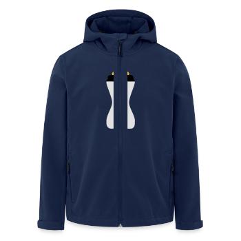 Babyflaschen - Recycelte Männer Softshell-Jacke von Stanley/Stella - Navy - Vorne - AI Model Male 185 light (185cm)