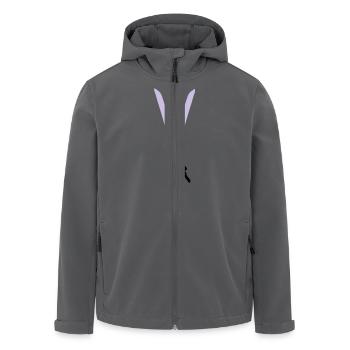 schluessel - Men’s Recycled Softshell Jacket by Stanley/Stella - anthracite - Front - AI Model Male 185 light (185cm)
