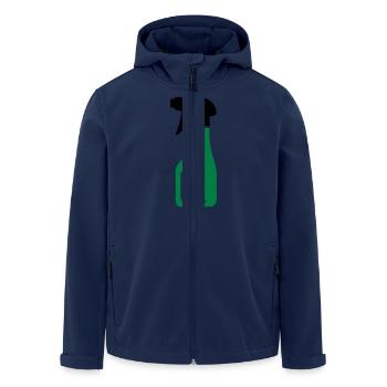 Spray bottle - Men’s Recycled Softshell Jacket by Stanley/Stella - navy - Front - AI Model Male 185 light (185cm)