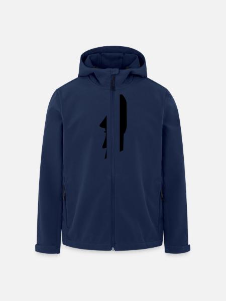 moai_02 - Men’s Recycled Softshell Jacket by Stanley/Stella - navy