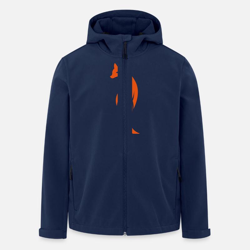 fox_01 - Recycelte Männer Softshell-Jacke von Stanley/Stella - Navy