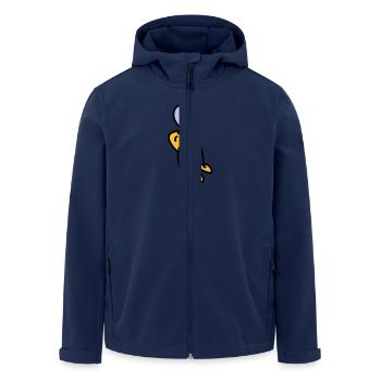 chewing_gum_man - Recycelte Männer Softshell-Jacke von Stanley/Stella - Navy - Vorne - AI Model Male 185 light (185cm)