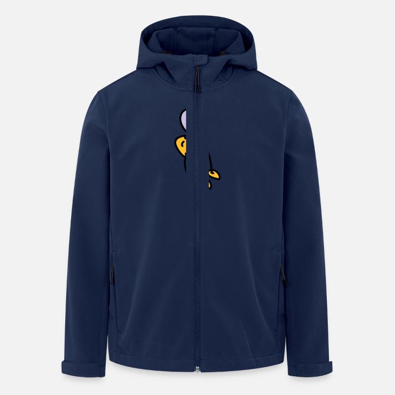 chewing_gum_man - Recycelte Männer Softshell-Jacke von Stanley/Stella - Navy