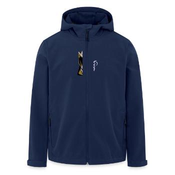 Cowboypferd - Recycelte Männer Softshell-Jacke von Stanley/Stella - Navy - Vorne - AI Model Male 185 light (185cm)