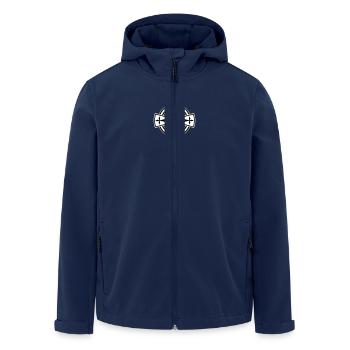 Breizh Celtic cross - Veste softshell homme en polyester recyclé Stanley/Stella - marine - Devant - AI Model Male 185 light (185cm)