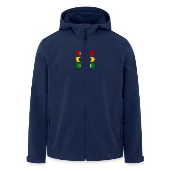 Black history month - Recycelte Männer Softshell-Jacke von Stanley/Stella - Navy - Vorne - AI Model Male 185 light (185cm)
