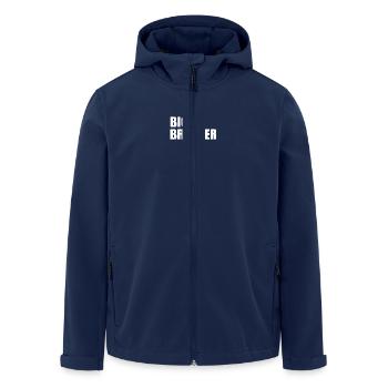 Big brother - Recycelte Männer Softshell-Jacke von Stanley/Stella - Navy - Vorne - AI Model Male 185 light (185cm)