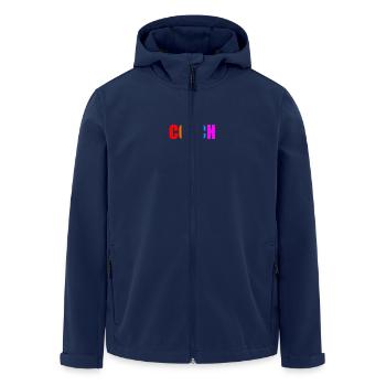 Coach - Men’s Recycled Softshell Jacket by Stanley/Stella - navy - Front - AI Model Male 185 light (185cm)