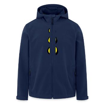tentakel_g - Recycelte Männer Softshell-Jacke von Stanley/Stella - Navy - Vorne - AI Model Male 185 light (185cm)
