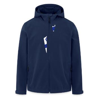 Israël - Veste softshell homme en polyester recyclé Stanley/Stella - marine - Devant - AI Model Male 185 light (185cm)