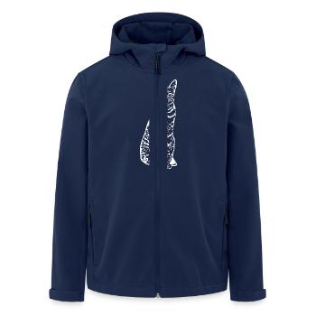 Chat chat chaton - Veste softshell homme en polyester recyclé Stanley/Stella - marine - Devant - AI Model Male 185 light (185cm)