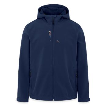 jay am431 - Men’s Recycled Softshell Jacket by Stanley/Stella - navy - Front - AI Model Male 185 light (185cm)