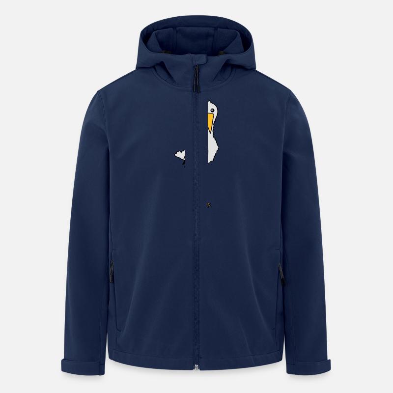 stork - Men’s Recycled Softshell Jacket by Stanley/Stella - navy