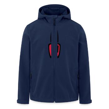 Vernis à ongles - Veste softshell homme en polyester recyclé Stanley/Stella - marine - Devant - AI Model Male 185 light (185cm)