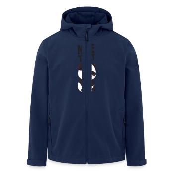 Nope Not Today - Cute Panda - Men’s Recycled Softshell Jacket by Stanley/Stella - navy - Front - AI Model Male 185 light (185cm)