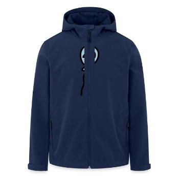 40 Luftballon - V2 - Recycelte Männer Softshell-Jacke von Stanley/Stella - Navy - Vorne - AI Model Male 185 light (185cm)