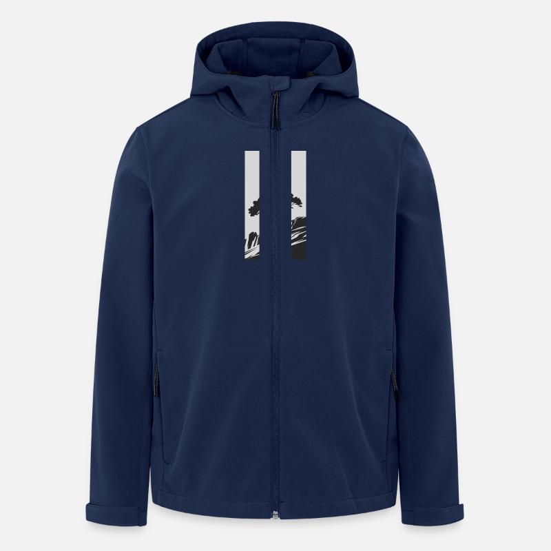 NPRH rq R - Veste softshell homme en polyester recyclé Stanley/Stella - marine