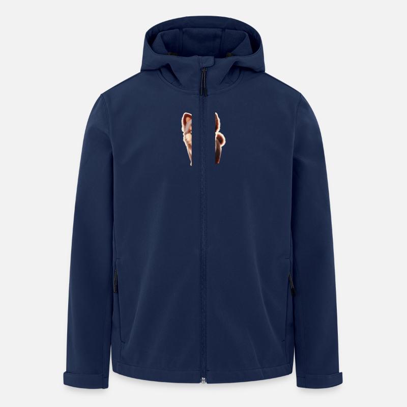 Petit chien mignon - Veste softshell homme en polyester recyclé Stanley/Stella - marine