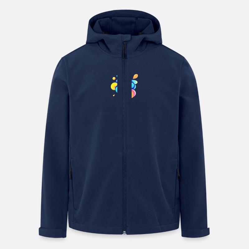 Happy - Recycelte Männer Softshell-Jacke von Stanley/Stella - Navy
