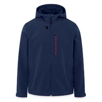 Spritze Blut Tropfen Abnehmen Medizin - Recycelte Männer Softshell-Jacke von Stanley/Stella - Navy - Vorne - AI Model Male 185 light (185cm)