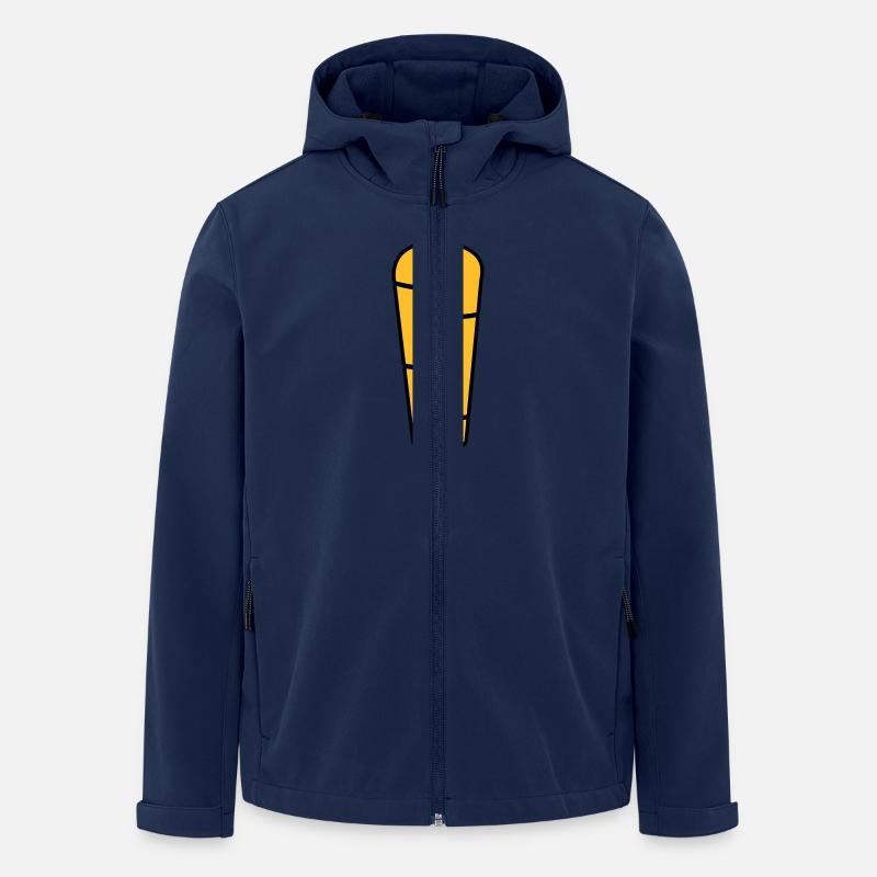 Dönerspieß - Recycelte Männer Softshell-Jacke von Stanley/Stella - Navy
