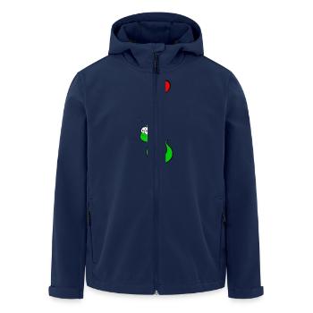 asticot amoureux - Veste softshell homme en polyester recyclé Stanley/Stella - marine - Devant - AI Model Male 185 light (185cm)