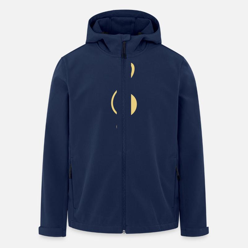 meditieren mit musik - Recycelte Männer Softshell-Jacke von Stanley/Stella - Navy