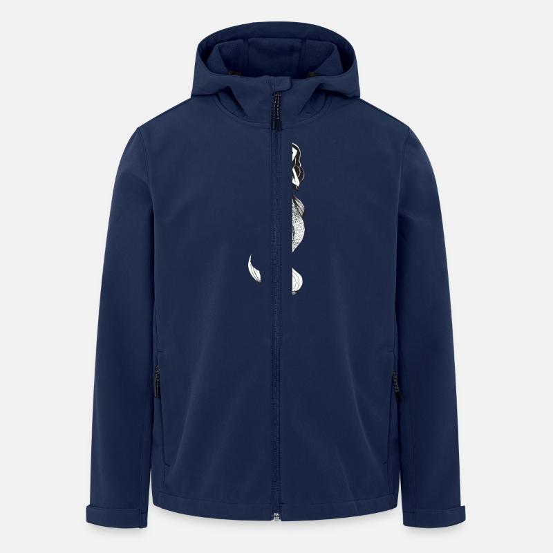 Mermaid - Recycelte Männer Softshell-Jacke von Stanley/Stella - Navy