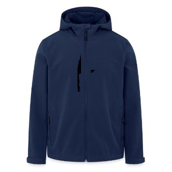 Sylt - Recycelte Männer Softshell-Jacke von Stanley/Stella - Navy - Vorne - AI Model Male 185 light (185cm)