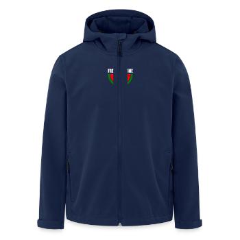 Free palestine Watermelon melon - Men’s Recycled Softshell Jacket by Stanley/Stella - navy - Front - AI Model Male 185 light (185cm)