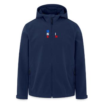 die afd ist keine alternative - Recycelte Männer Softshell-Jacke von Stanley/Stella - Navy - Vorne - AI Model Male 185 light (185cm)
