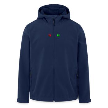The future is gay - Men’s Recycled Softshell Jacket by Stanley/Stella - navy - Front - AI Model Male 185 light (185cm)