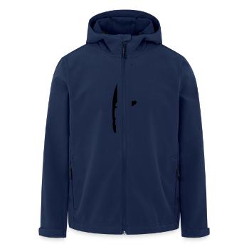 insel sylt - Recycelte Männer Softshell-Jacke von Stanley/Stella - Navy - Vorne - AI Model Male 185 light (185cm)