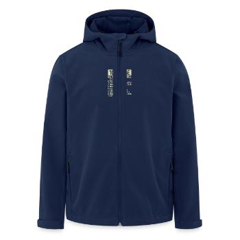 Car Tuning Screwdriver - Men’s Recycled Softshell Jacket by Stanley/Stella - navy - Front - AI Model Male 185 light (185cm)