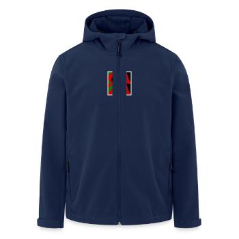 Gaza - Men’s Recycled Softshell Jacket by Stanley/Stella - navy - Front - AI Model Male 185 light (185cm)