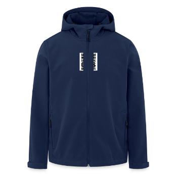 beste an deutschland sind unsere omas gegen rechts - Recycelte Männer Softshell-Jacke von Stanley/Stella - Navy - Vorne - AI Model Male 185 light (185cm)