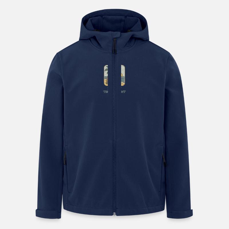 Summer Vacation - Recycelte Männer Softshell-Jacke von Stanley/Stella - Navy