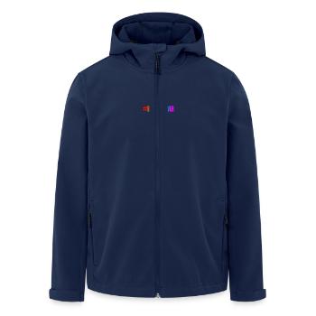 brandmauer - Recycelte Männer Softshell-Jacke von Stanley/Stella - Navy - Vorne - AI Model Male 185 light (185cm)
